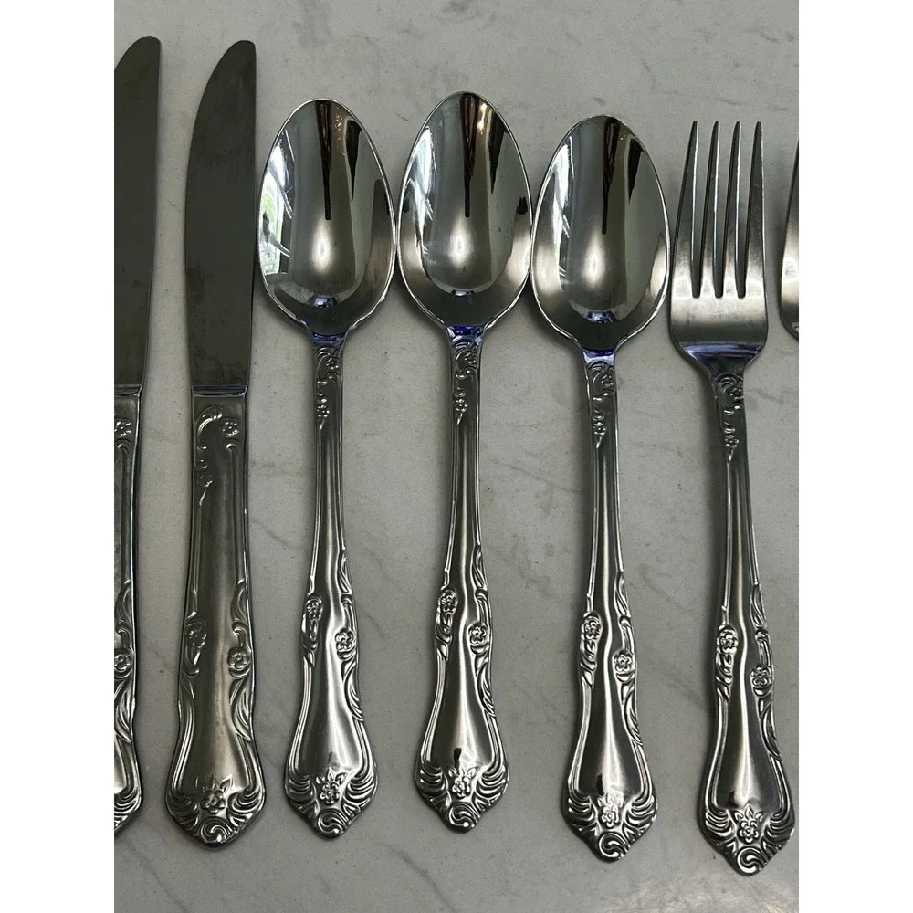 Oneida AZALEA Flatware 9 Replacement‎ Filler Pieces Silverware Knife Spoon Fork
